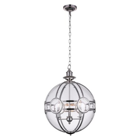Cwi Lighting 3 Light Pendant With Chrome Finish 9696P20-3-601